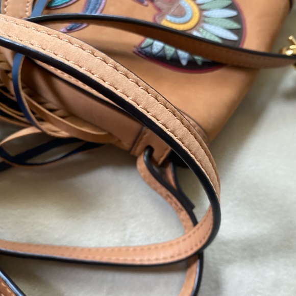 Tory Burch Lilium Embroidered Saddle Bag - Picture 5 of 7